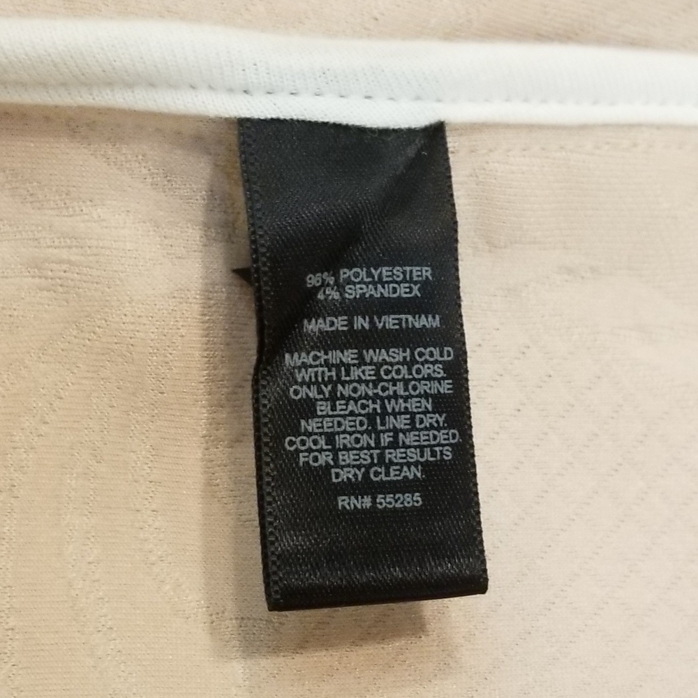 Express Peach Patterned Asymmetrical Zip Jacket - image 7